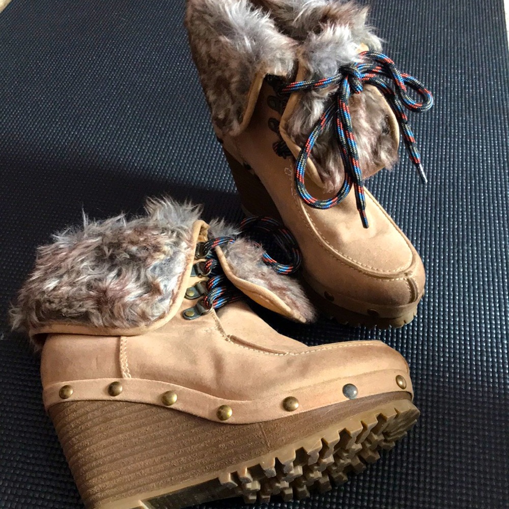 Wedge Booties